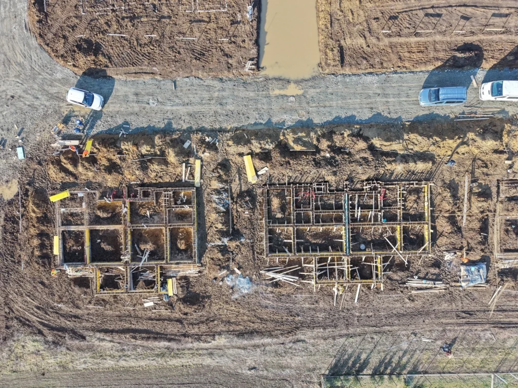 Duplexuri Faza 1 - Stadiu lucrari luna ianuarie Valletta Lane 2.0